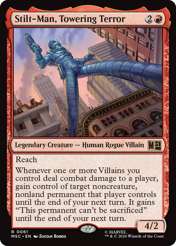 Stilt-Man, Towering Terror (Surge Foil) [Marvel Super Heroes Commander] | Devastation Store
