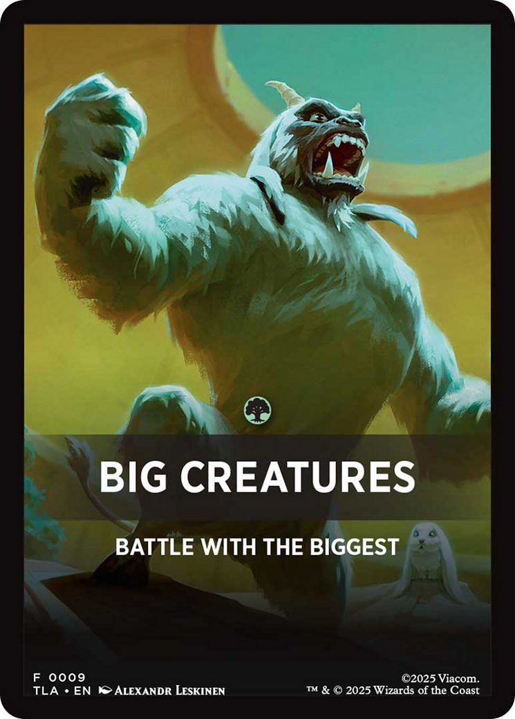 Big Creatures Theme Card [Avatar: The Last Airbender] | Devastation Store