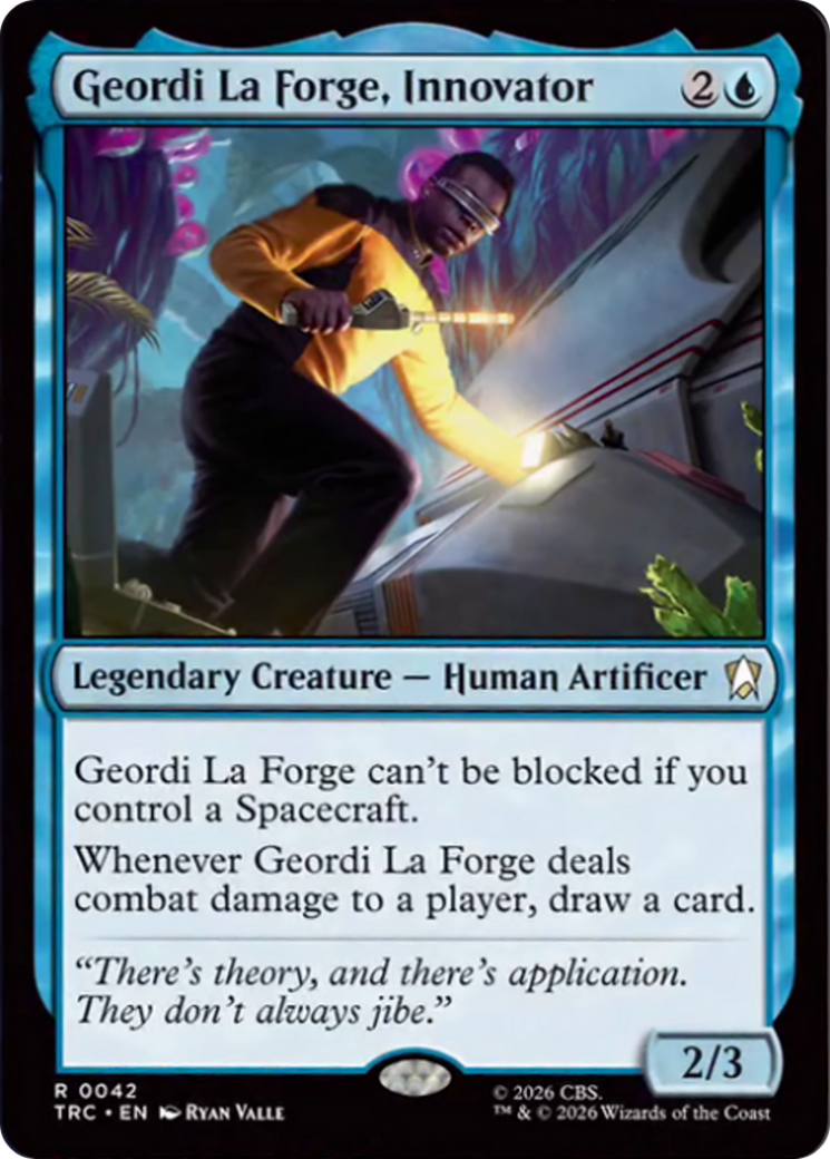 Geordi La Forge, Innovator (Surge Foil) [Star Trek Commander] | Devastation Store