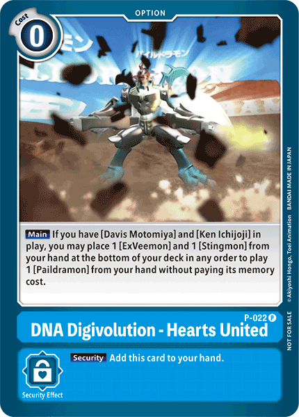 DNA Digivolution - Hearts United [P-022] [Promotional Cards] | Devastation Store
