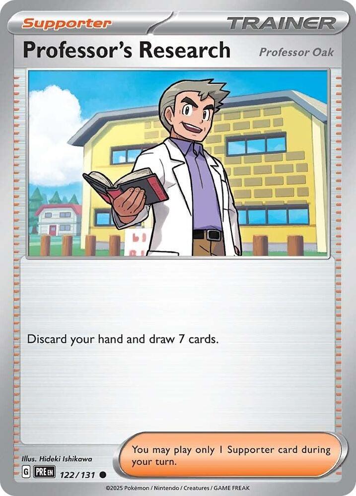 Professor's Research (122/131) [Professor Oak] [Scarlet & Violet: Prismatic Evolutions] | Devastation Store