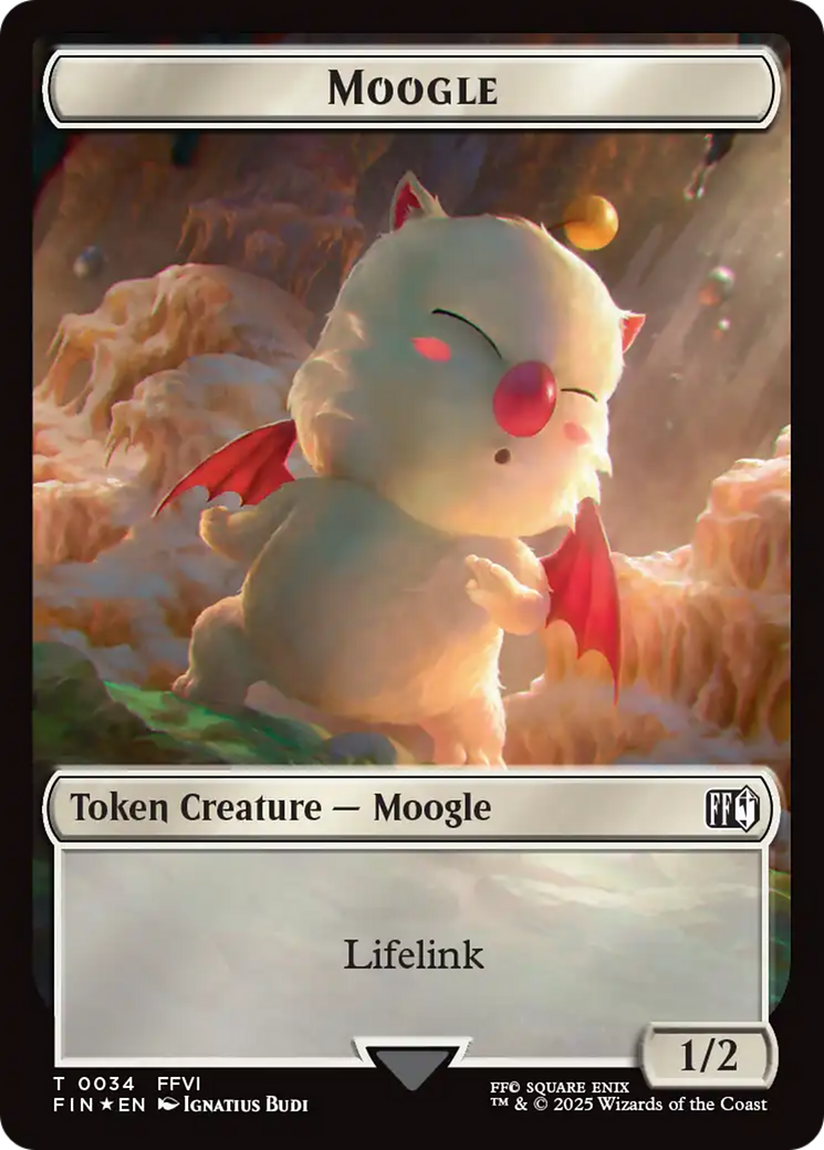 Copy (0025) // Moogle (0034) Double-Sided Token (Surge Foil) [FINAL FANTASY Tokens] | Devastation Store