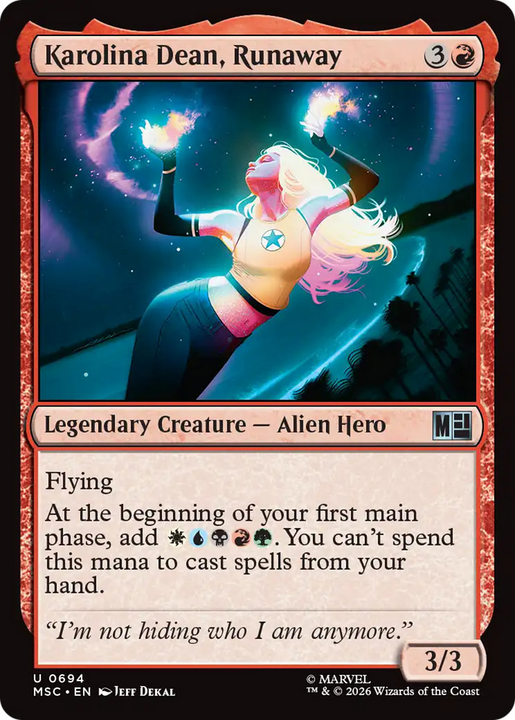 Karolina Dean, Runaway [Marvel Super Heroes Commander] | Devastation Store