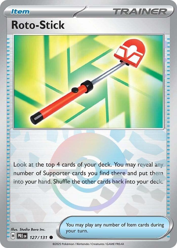 Roto-Stick (127/131) (Poke Ball Pattern) [Scarlet & Violet: Prismatic Evolutions] | Devastation Store