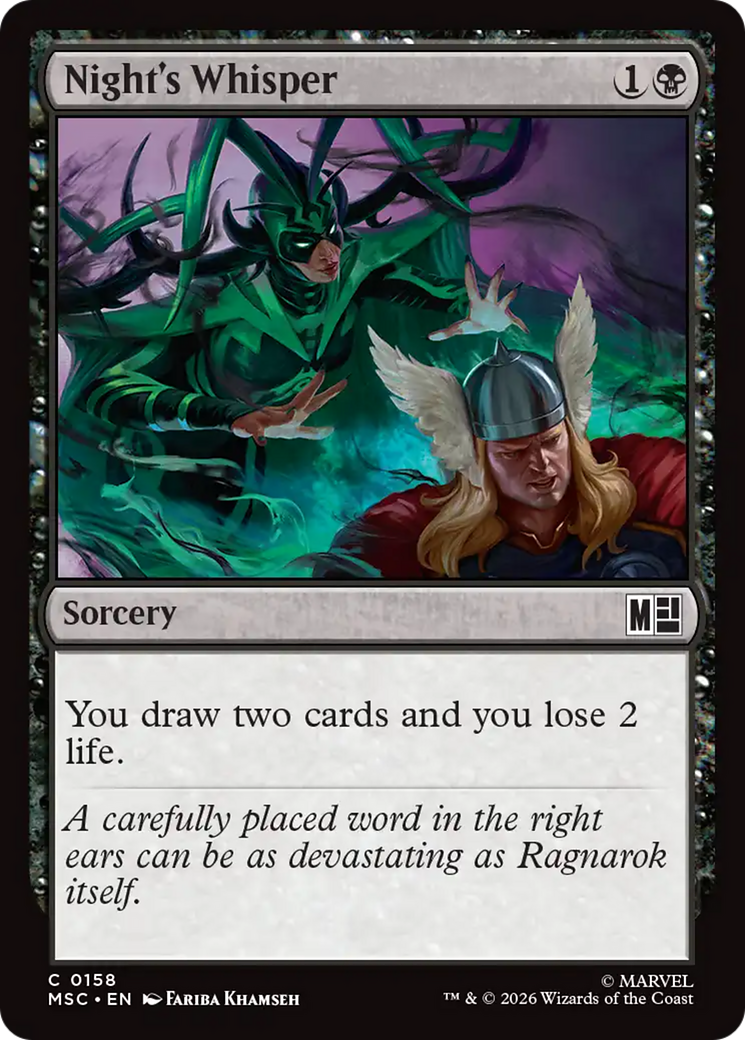 Night's Whisper [Marvel Super Heroes Commander] | Devastation Store