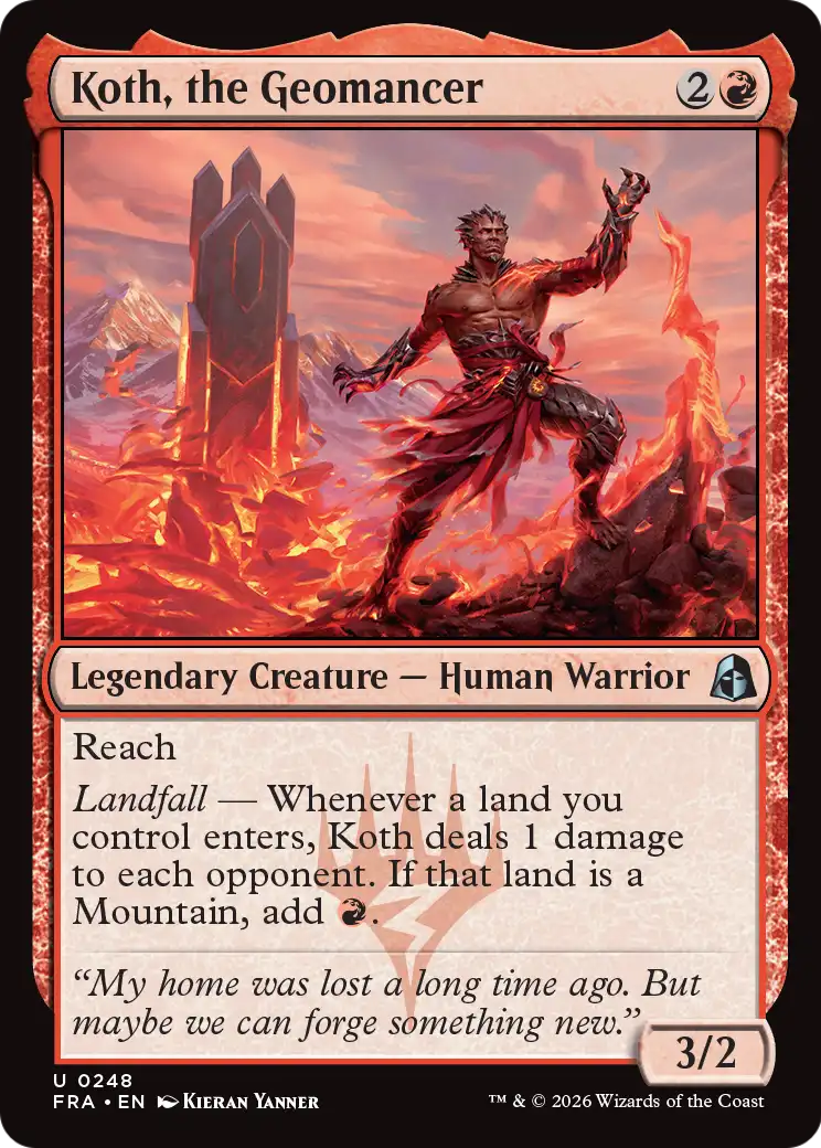 Koth, the Geomancer [Reality Fracture] | Devastation Store