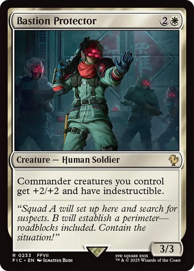 Bastion Protector [FINAL FANTASY Commander] | Devastation Store