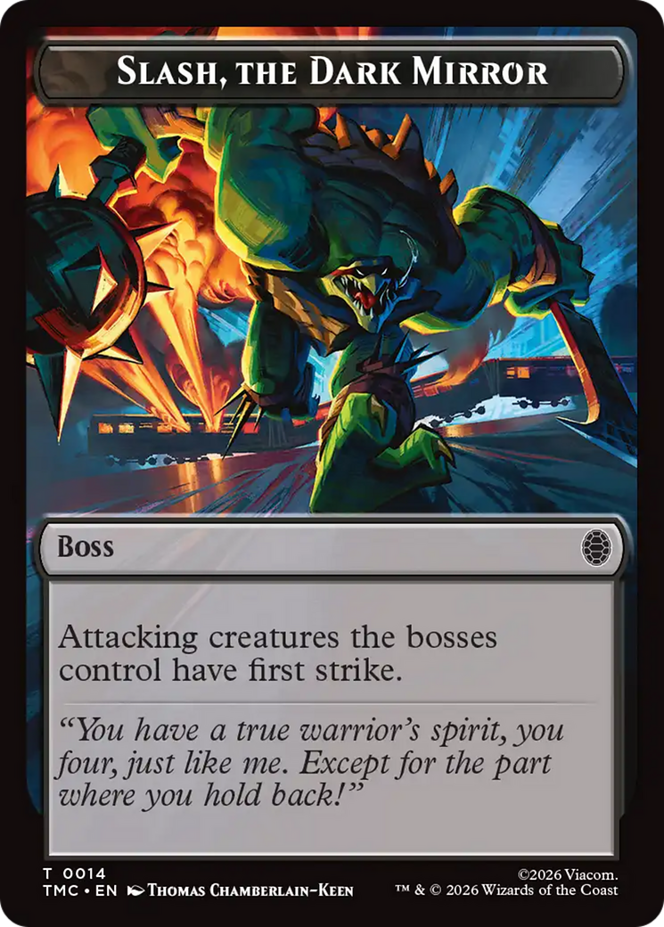Slash, The Dark Mirror [Teenage Mutant Ninja Turtles Commander Tokens] | Devastation Store