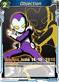 Objection (Origins 2019) (BT1-052_PR) [Tournament Promotion Cards] | Devastation Store