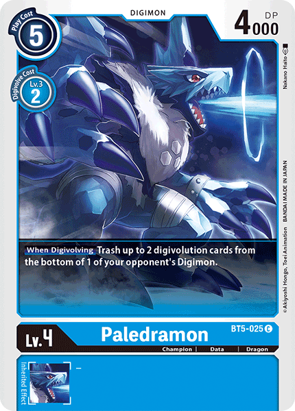 PaleDramon [BT5-025] [Battle of Omni] | Devastation Store