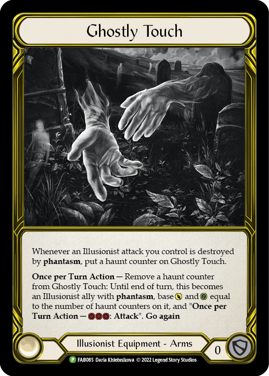 Ghostly Touch (Golden) [FAB085] (Promo)  Cold Foil | Devastation Store