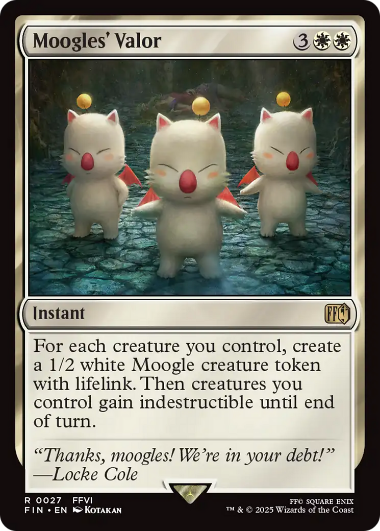 Moogles' Valor [FINAL FANTASY] | Devastation Store