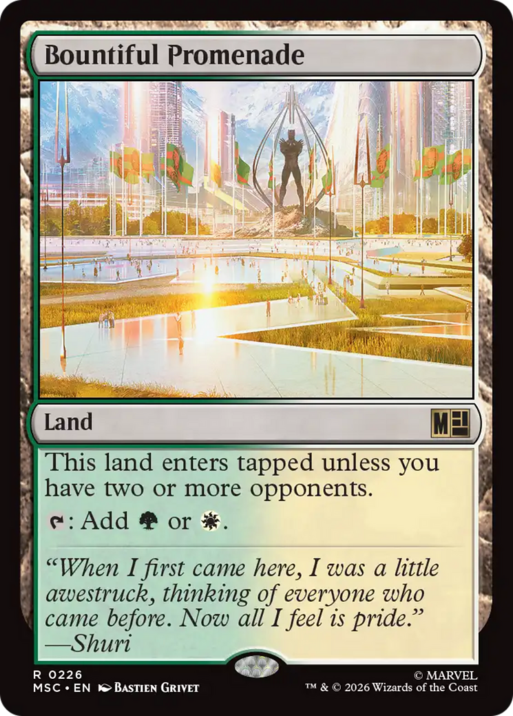 Bountiful Promenade (Surge Foil) [Marvel Super Heroes Commander] | Devastation Store