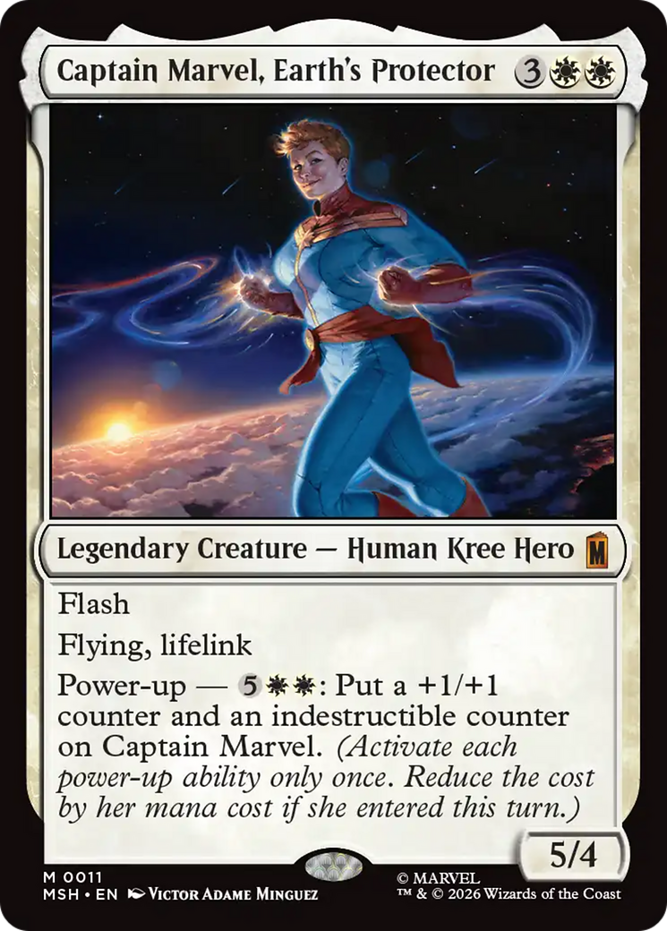Captain Marvel, Earth's Protector [Marvel Super Heroes] | Devastation Store