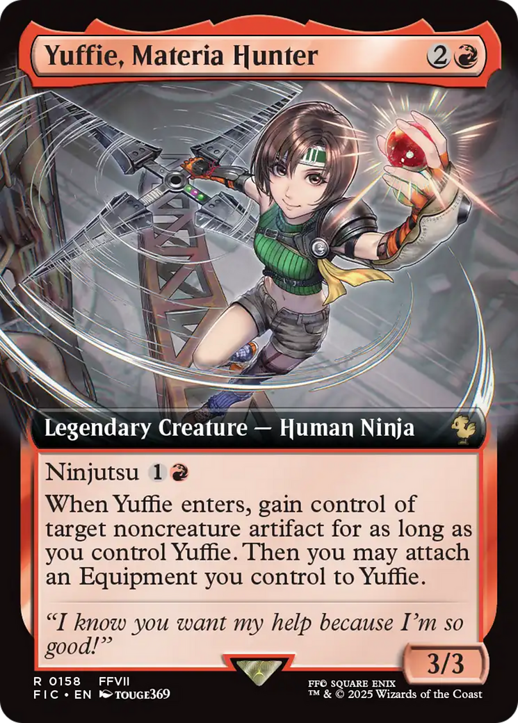 Yuffie, Materia Hunter (Extended Art) [FINAL FANTASY Commander] | Devastation Store