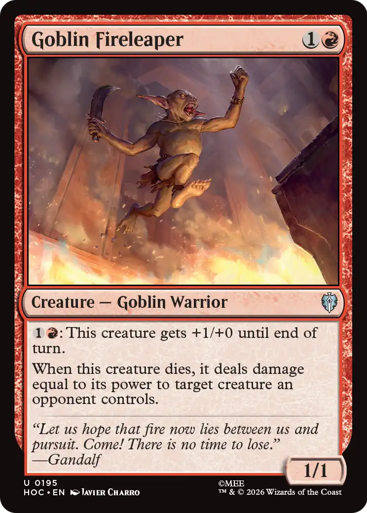 Goblin Fireleaper [The Hobbit: Eternal-Legal] | Devastation Store