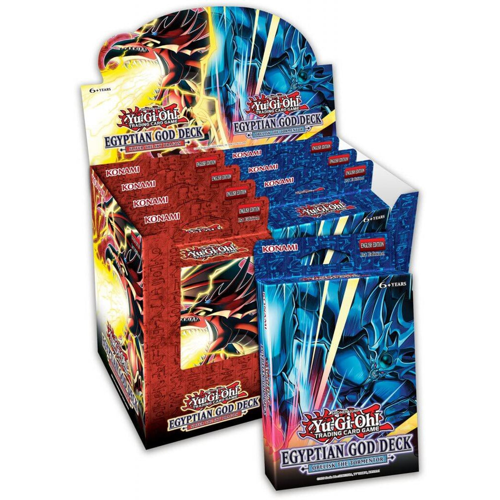 Egyptian God Deck: Slifer the Sky Dragon & Obelisk the Tormentor Display (Unlimited) | Devastation Store