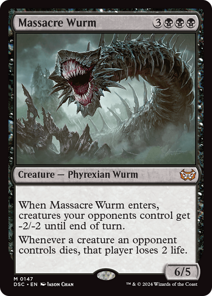 Massacre Wurm [Duskmourn: House of Horror Commander] | Devastation Store