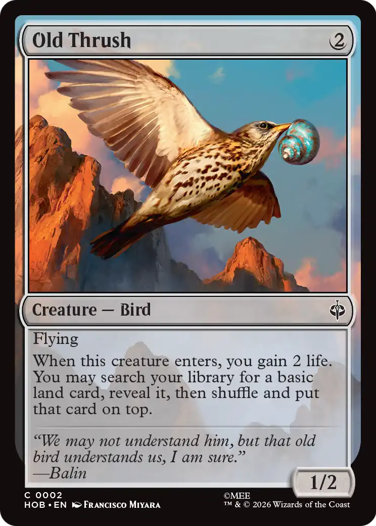 Old Thrush [The Hobbit] | Devastation Store