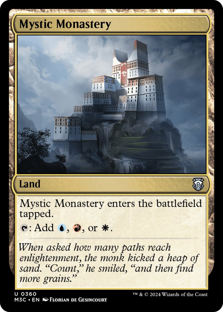 Mystic Monastery (Ripple Foil) [Modern Horizons 3 Commander] | Devastation Store