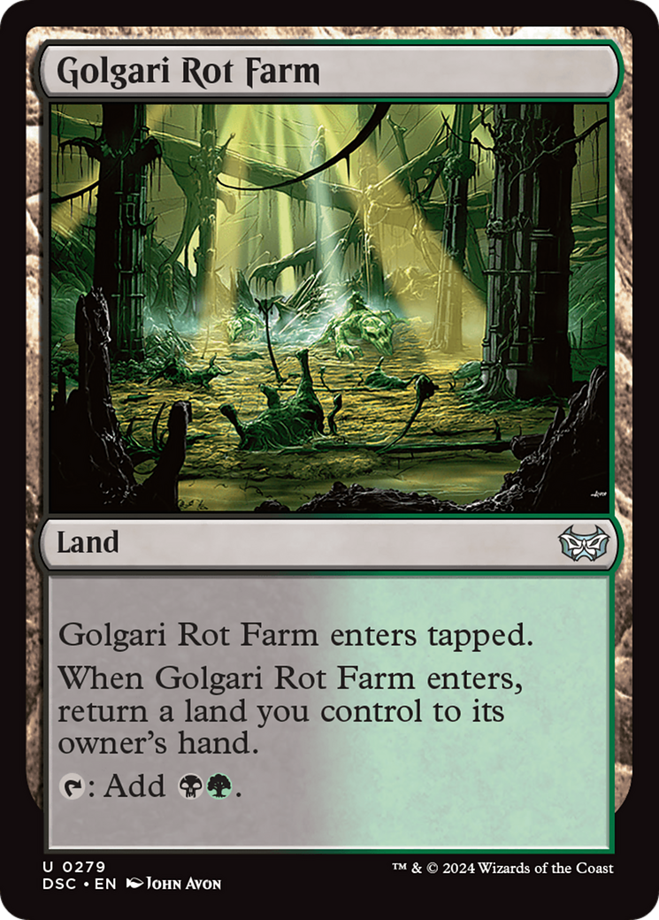 Golgari Rot Farm [Duskmourn: House of Horror Commander] | Devastation Store