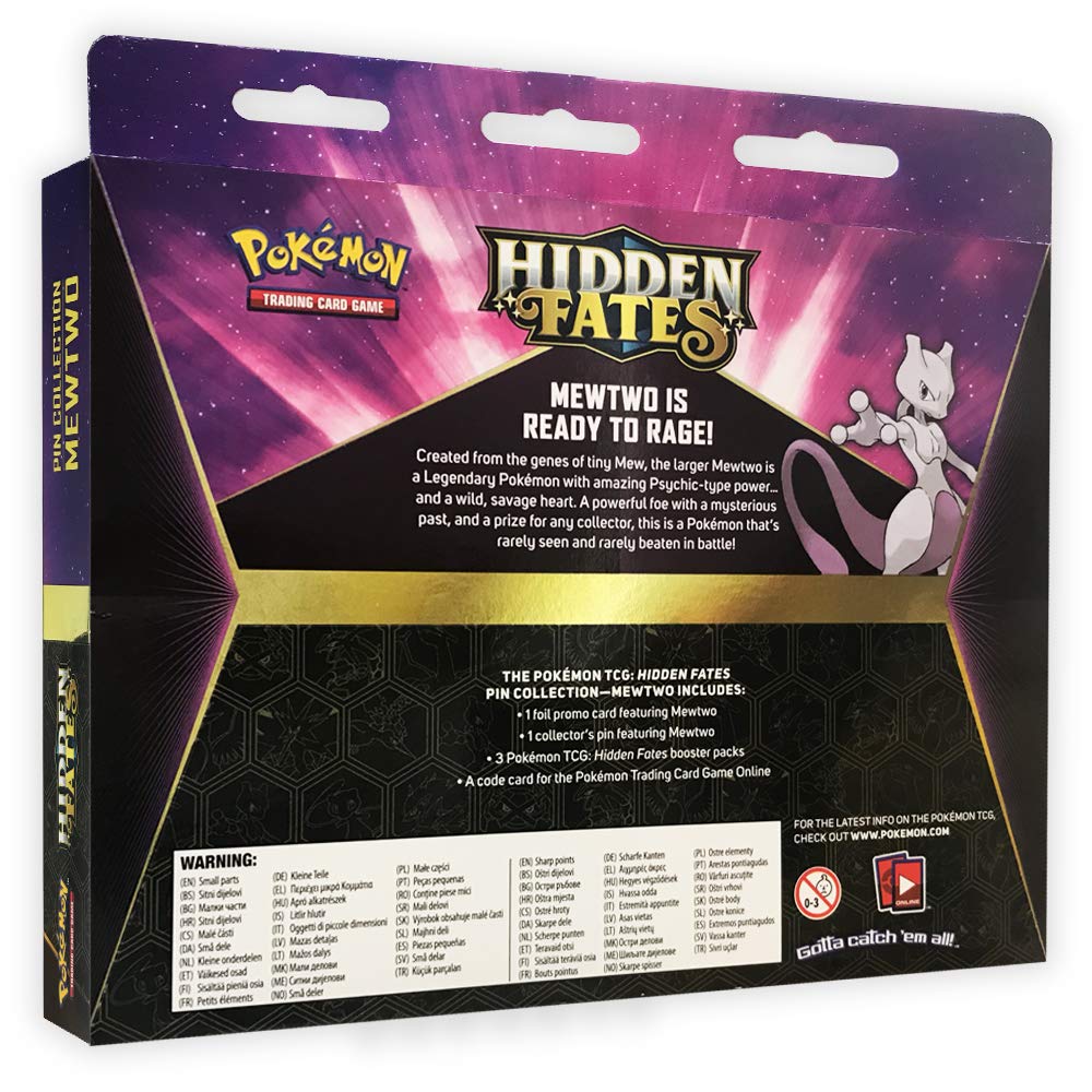 Hidden Fates - Pin Collection (Mewtwo) | Devastation Store