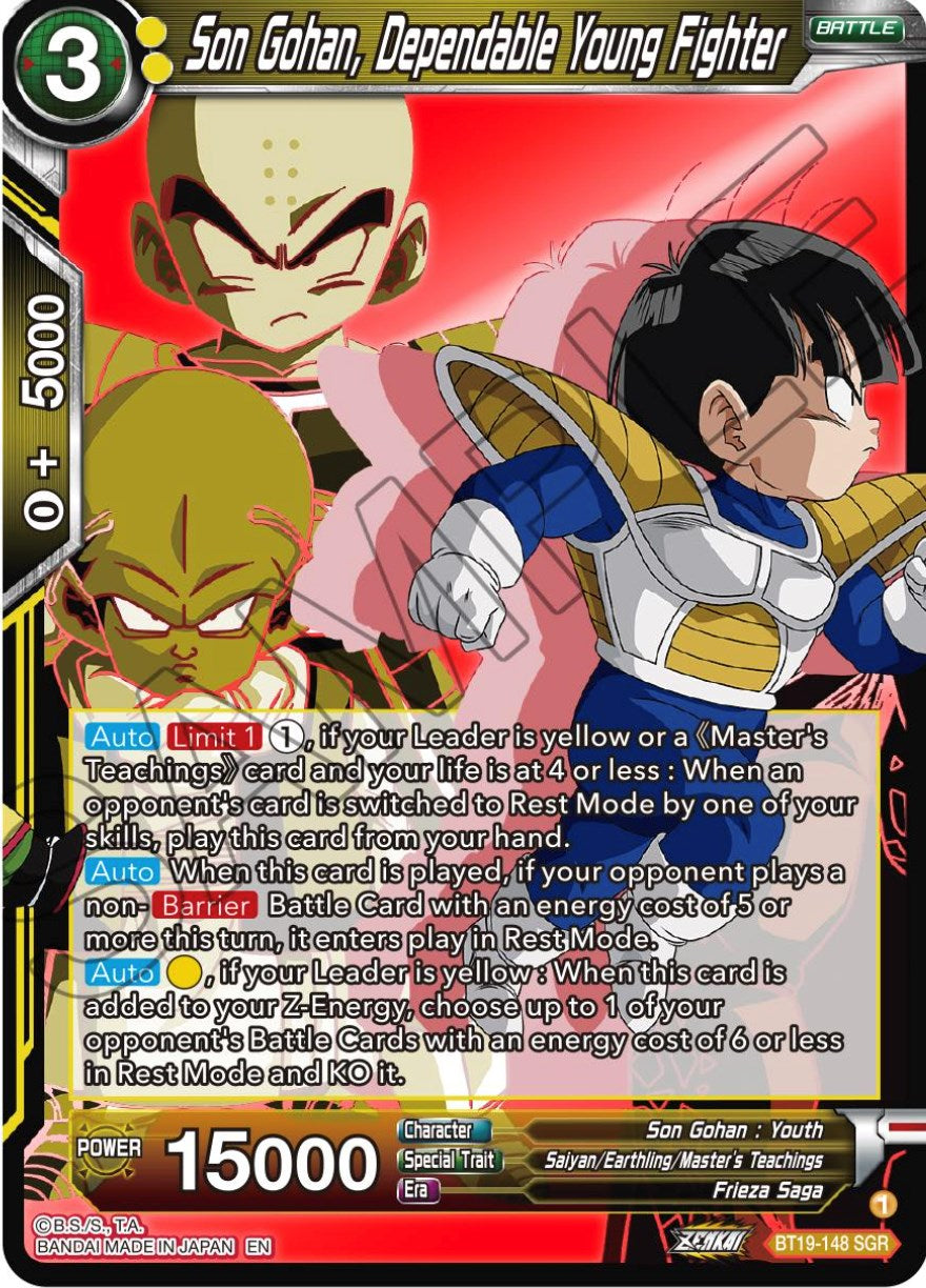 Son Gohan, Dependable Young Fighter (BT19-148) [Fighter's Ambition] | Devastation Store