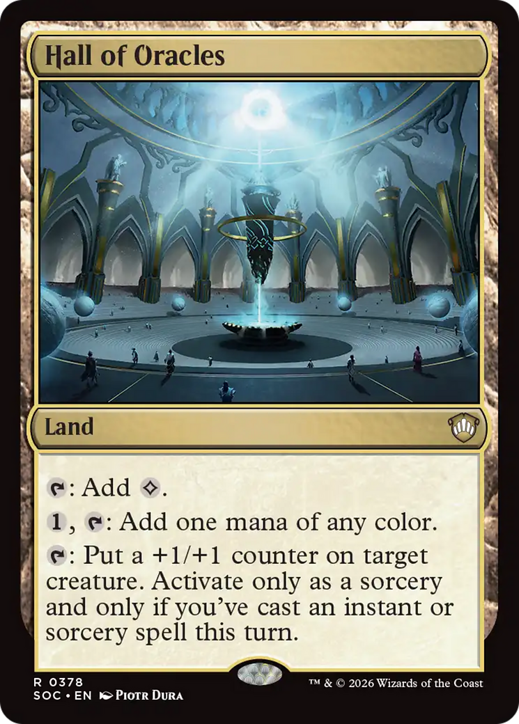 Hall of Oracles [Secrets of Strixhaven Commander] | Devastation Store