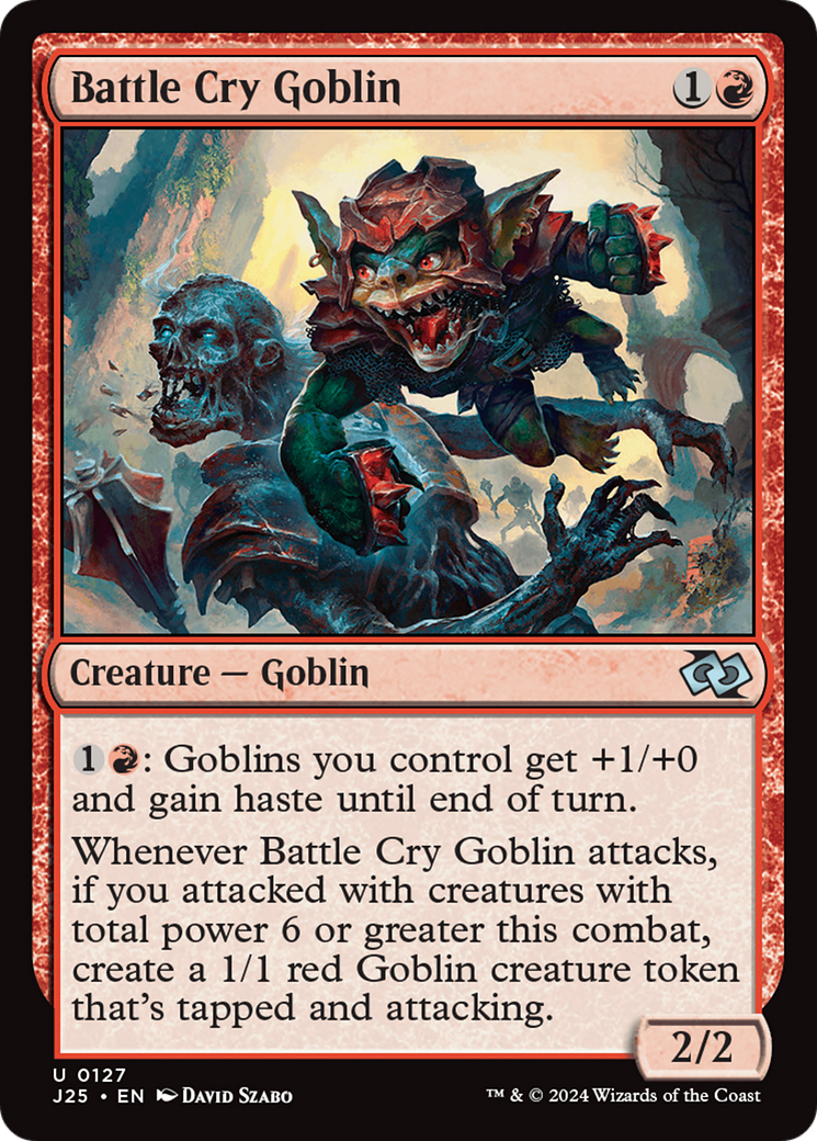 Battle Cry Goblin [Foundations Jumpstart] | Devastation Store