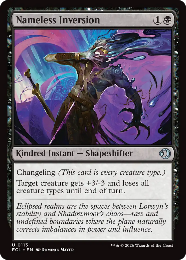 Nameless Inversion [Lorwyn Eclipsed] | Devastation Store