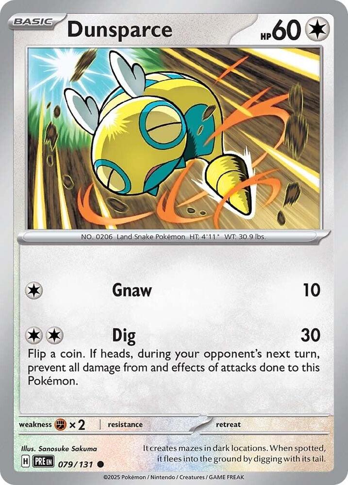 Dunsparce (079/131) [Scarlet & Violet: Prismatic Evolutions] | Devastation Store