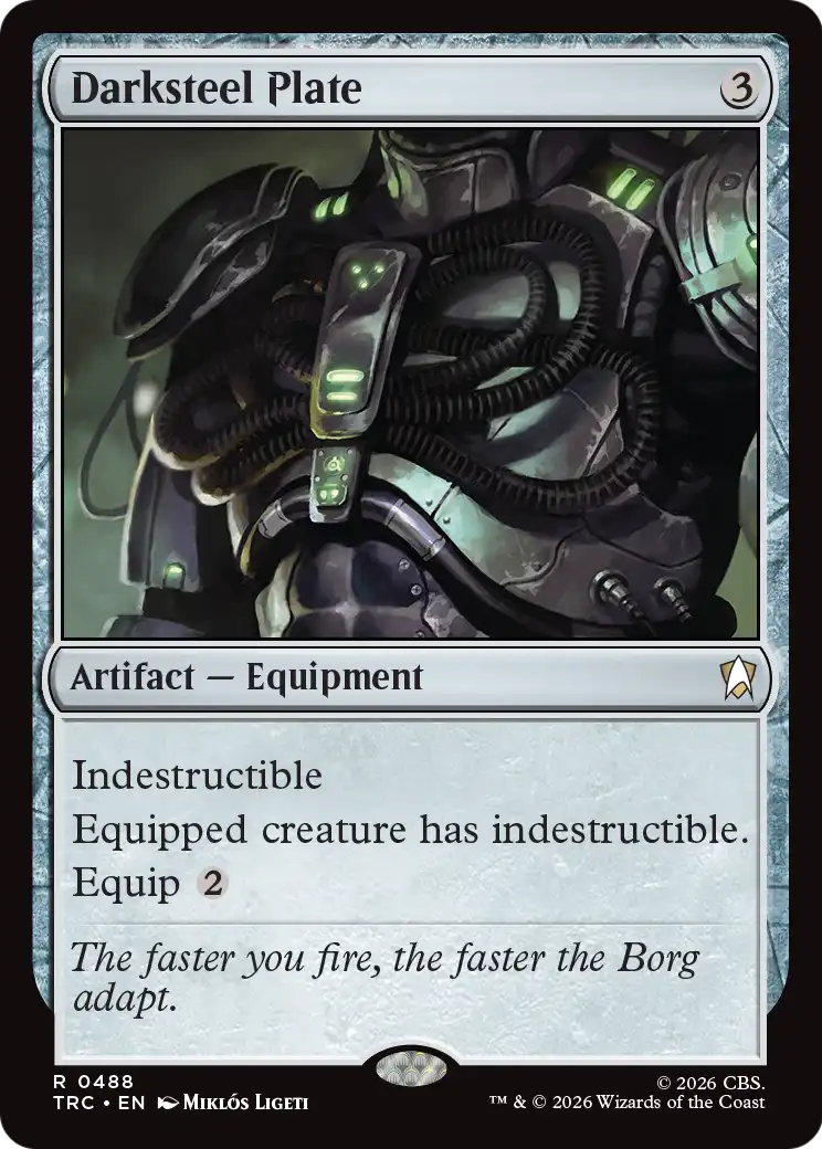 Darksteel Plate (Surge Foil) [Star Trek Commander] | Devastation Store