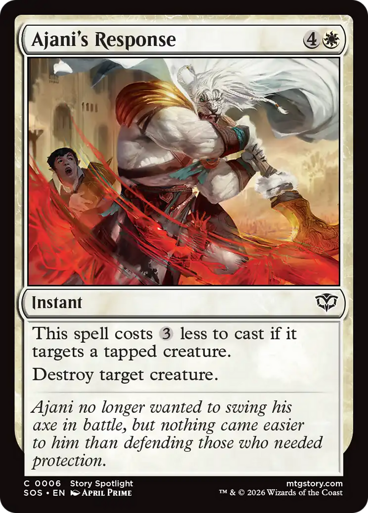 Ajani's Response [Secrets of Strixhaven] | Devastation Store