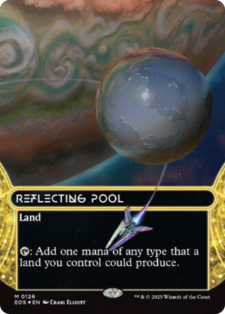 Reflecting Pool (0126) (Borderless) (Galaxy Foil) [Edge of Eternities: Stellar Sights] | Devastation Store