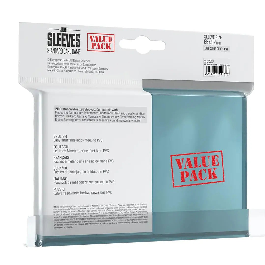 Protector Just Sleeves Value Pack 250 | Devastation Store