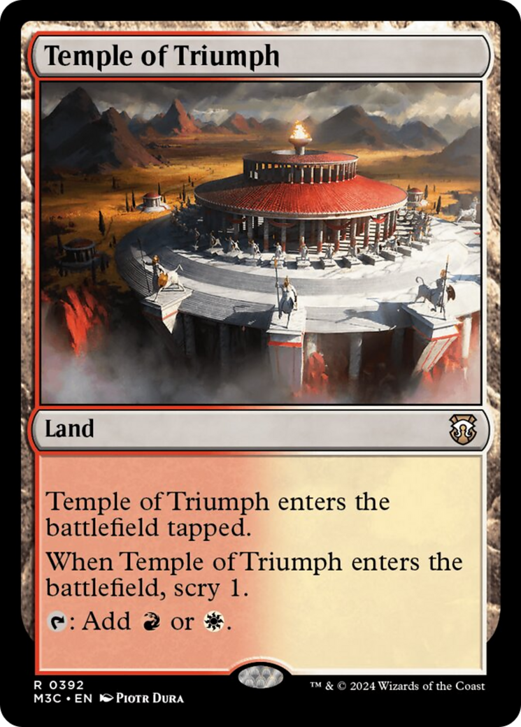 Temple of Triumph [Modern Horizons 3 Commander] | Devastation Store