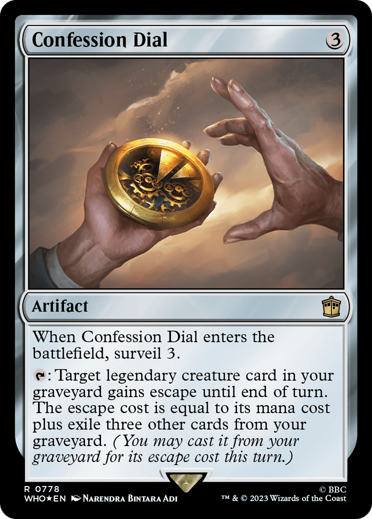 Confession Dial (Surge Foil) [Doctor Who] | Devastation Store