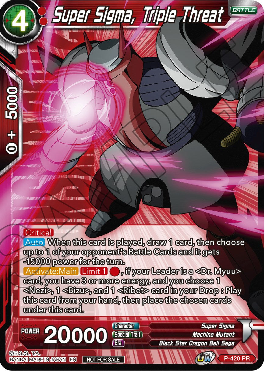 Super Sigma, Triple Threat (Championship Pack 2022 Vol.2) (P-420) [Promotion Cards] | Devastation Store