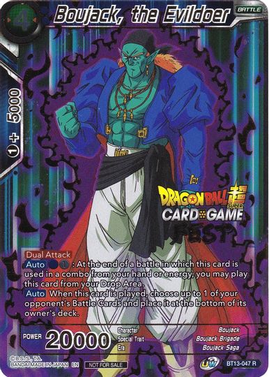 Boujack, the Evildoer (Card Game Fest 2022) (BT13-047) [Tournament Promotion Cards] | Devastation Store