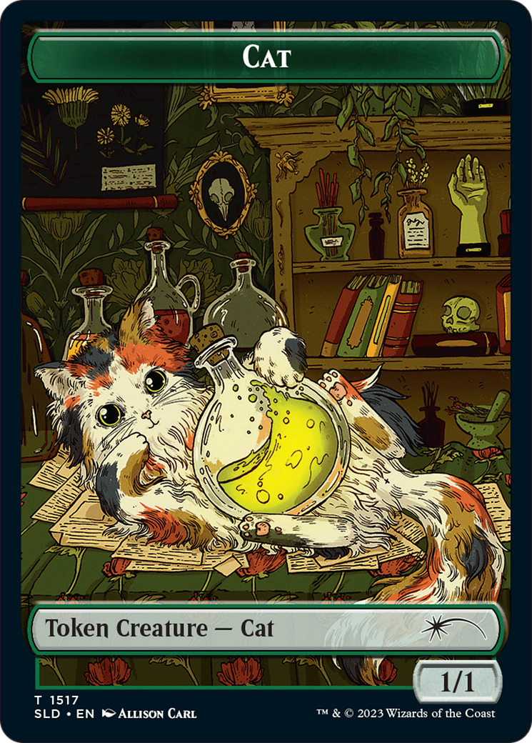 Dog // Cat Double-Sided Token [Secret Lair Commander Deck: Raining Cats and Dogs Tokens] | Devastation Store