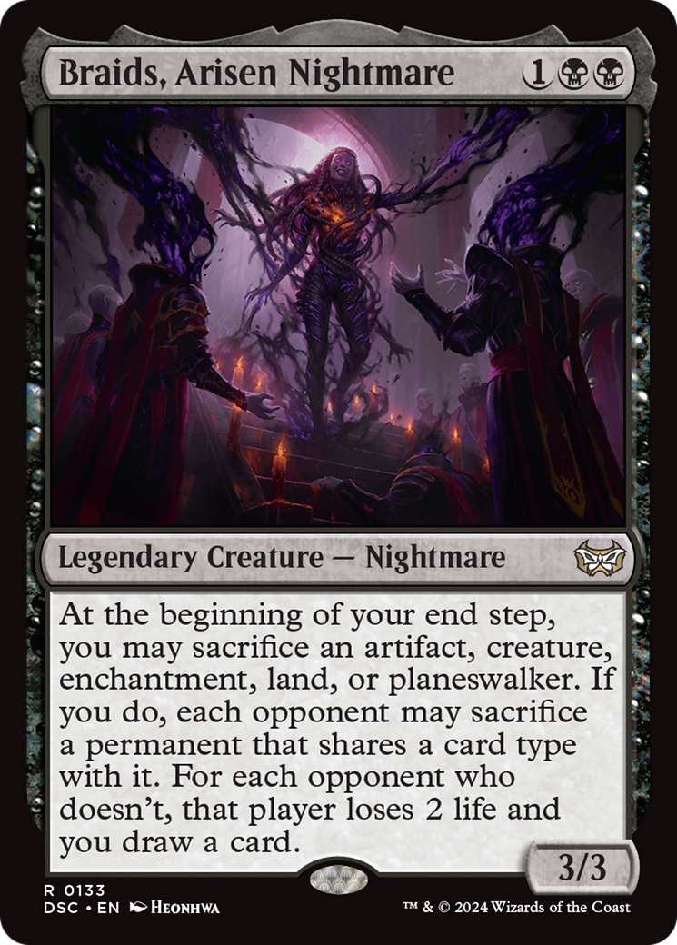 Braids, Arisen Nightmare [Duskmourn: House of Horror Commander] | Devastation Store