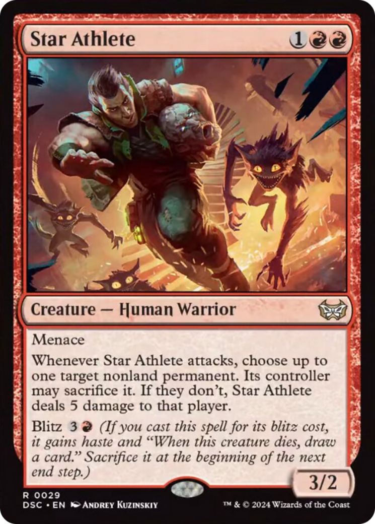 Star Athlete [Duskmourn: House of Horror Commander] | Devastation Store