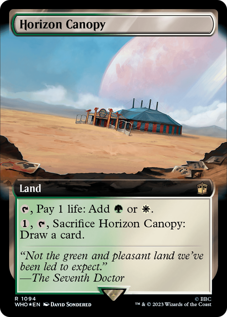 Horizon Canopy (Extended Art) (Surge Foil) [Doctor Who] | Devastation Store