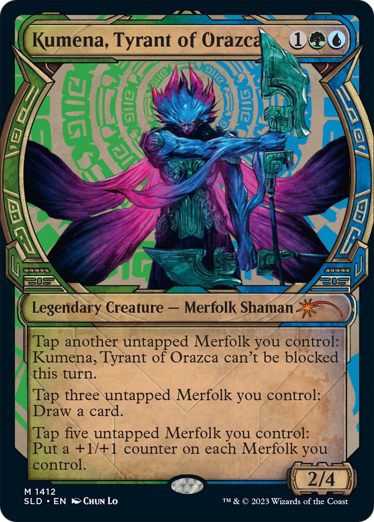 Kumena, Tyrant of Orazca (Rainbow Foil) [Secret Lair Drop Series] | Devastation Store