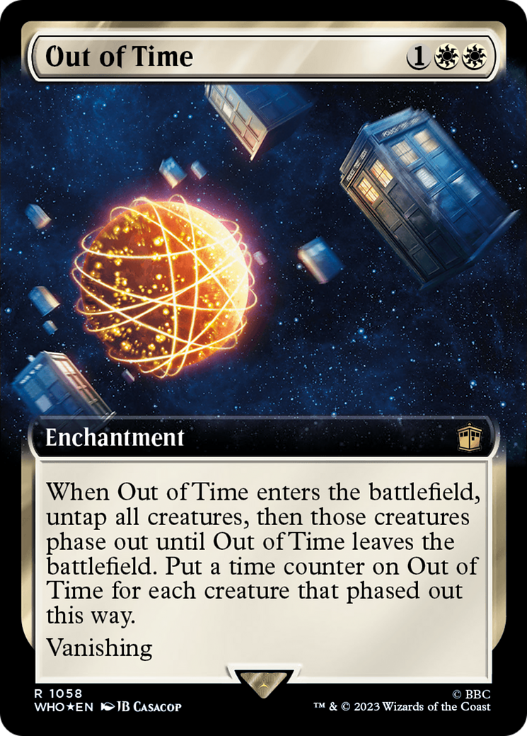 Out of Time (Extended Art) (Surge Foil) [Doctor Who] | Devastation Store