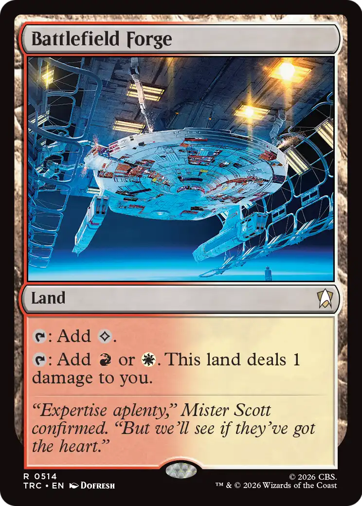 Battlefield Forge (Surge Foil) [Star Trek Commander] | Devastation Store