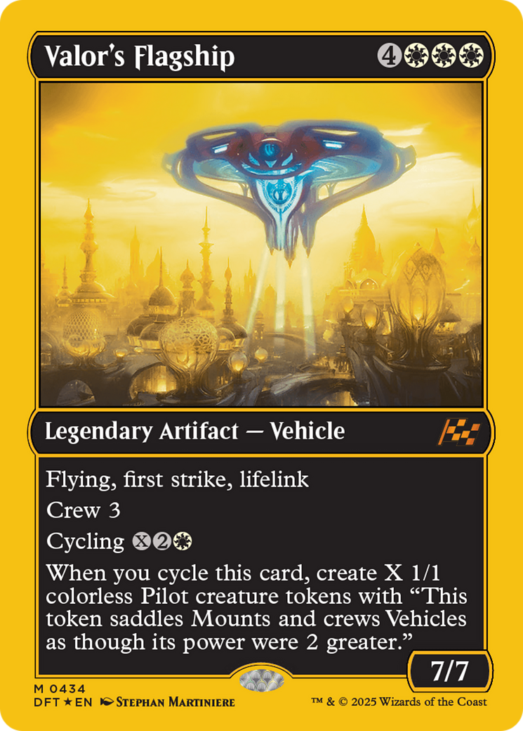 Valor's Flagship (First-Place Foil) [Aetherdrift] | Devastation Store