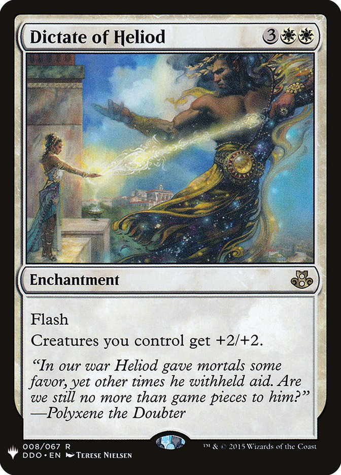 Dictate of Heliod [Mystery Booster] | Devastation Store