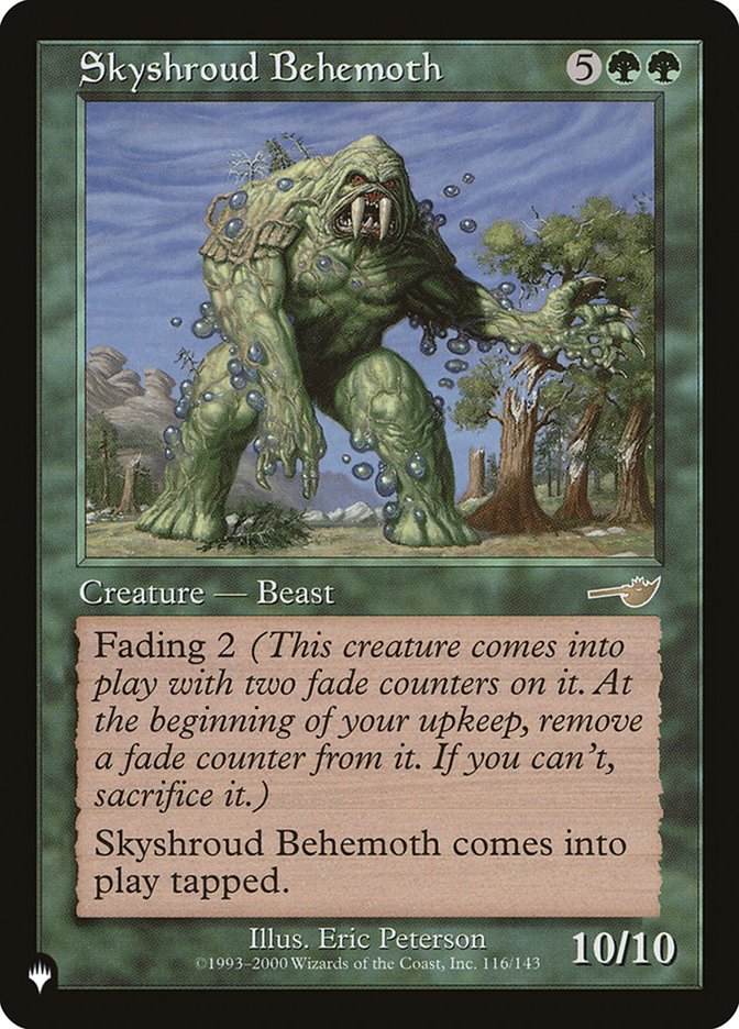 Skyshroud Behemoth [The List] | Devastation Store