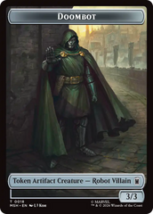 Merfolk // Doombot Double-Sided Token [Marvel Super Heroes Tokens] | Devastation Store